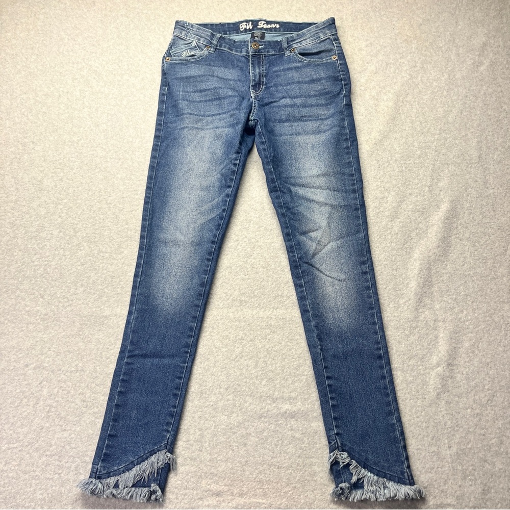 Fil Jeans Women’s Low-Rise‎ Skinny Frayed Hem 27” Inseam size Jr’s 5